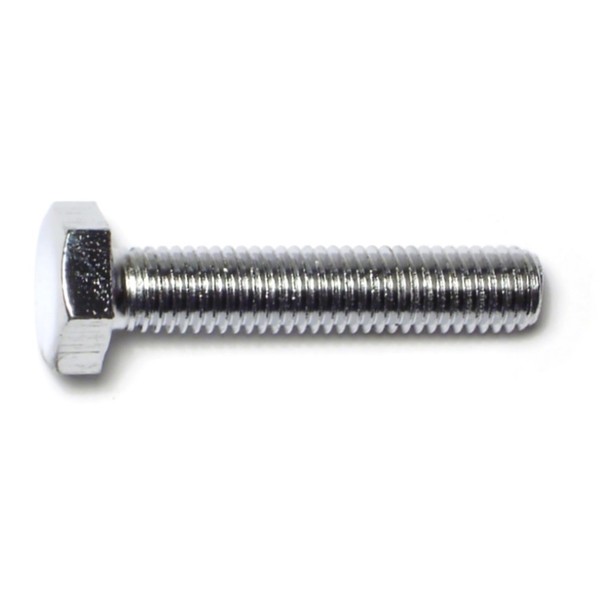 Midwest Fastener Class 8.8, M10-1.50 Hex Head Cap Screw, Chrome Plated Steel, 50 mm L, 10 PK 74504